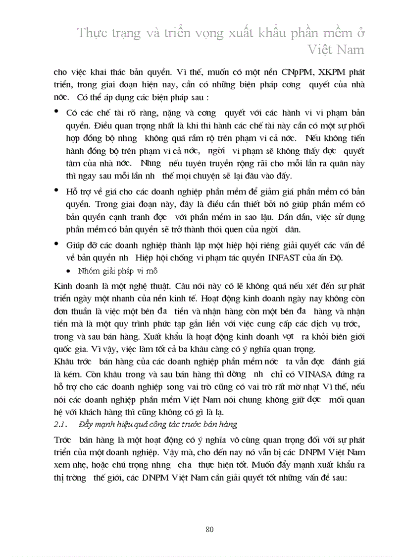 image for page Thực trạng hoạt động xuất khẩu phần mềm Việt Nam