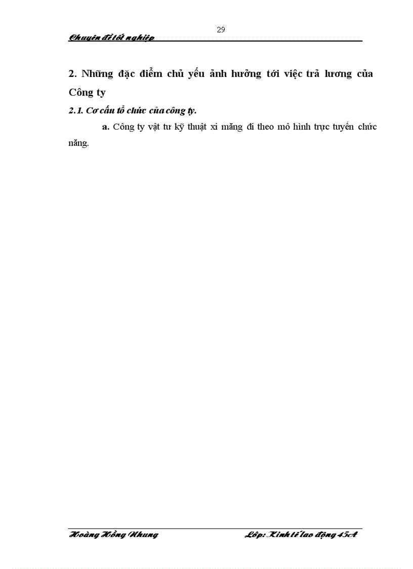 image for page Một số vấn đề về thực trạng công tác trả lương tại công ty Vật tư kỹ thuật xi măng