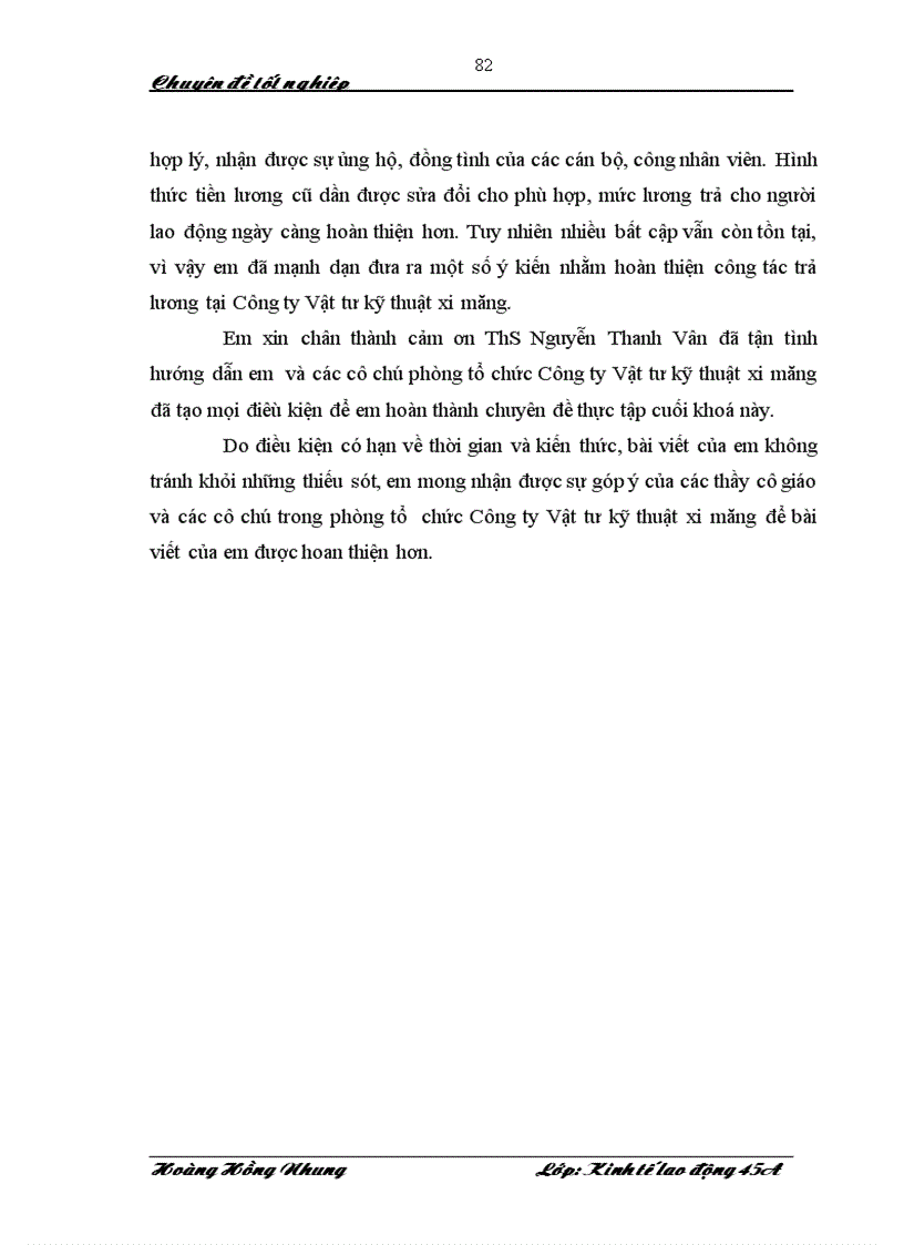 image for page Một số vấn đề về thực trạng công tác trả lương tại công ty Vật tư kỹ thuật xi măng