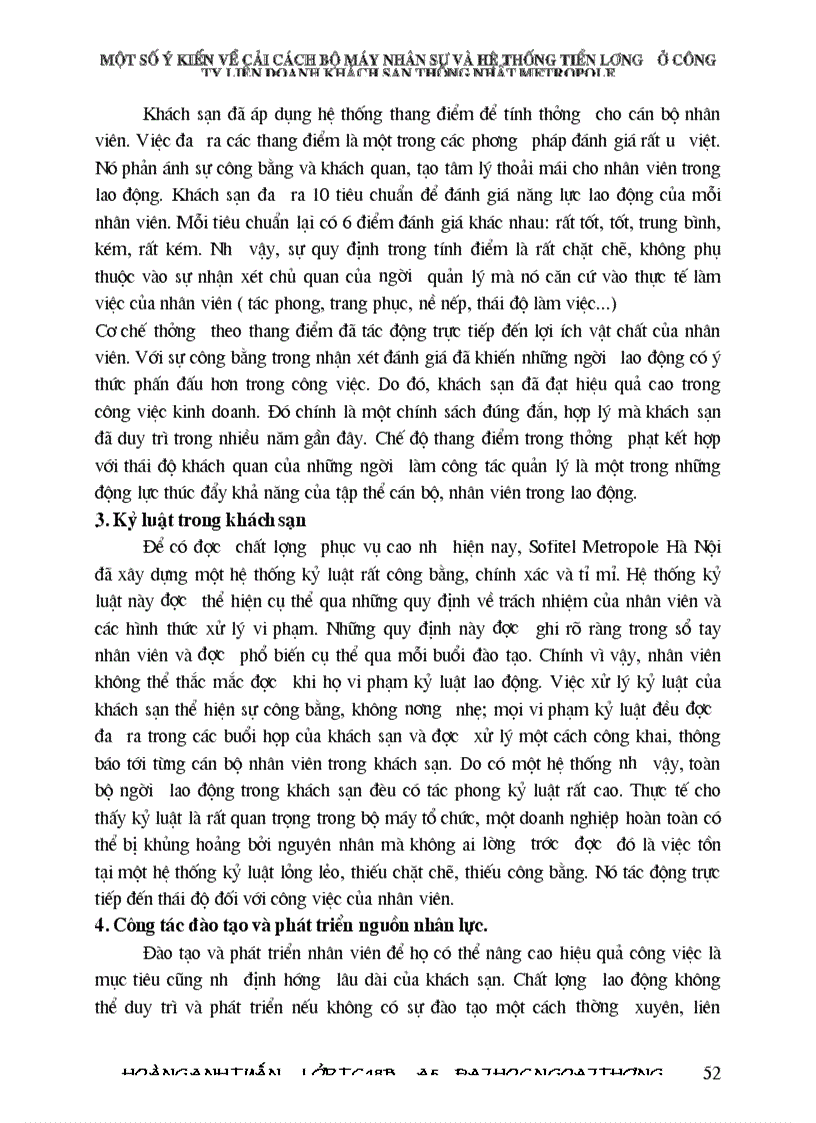 image for page Một số vấn đề về cải cách hệ thống quản lý nhân sự và hệ thống tiền lương trong các nhà hàng và khách sạn