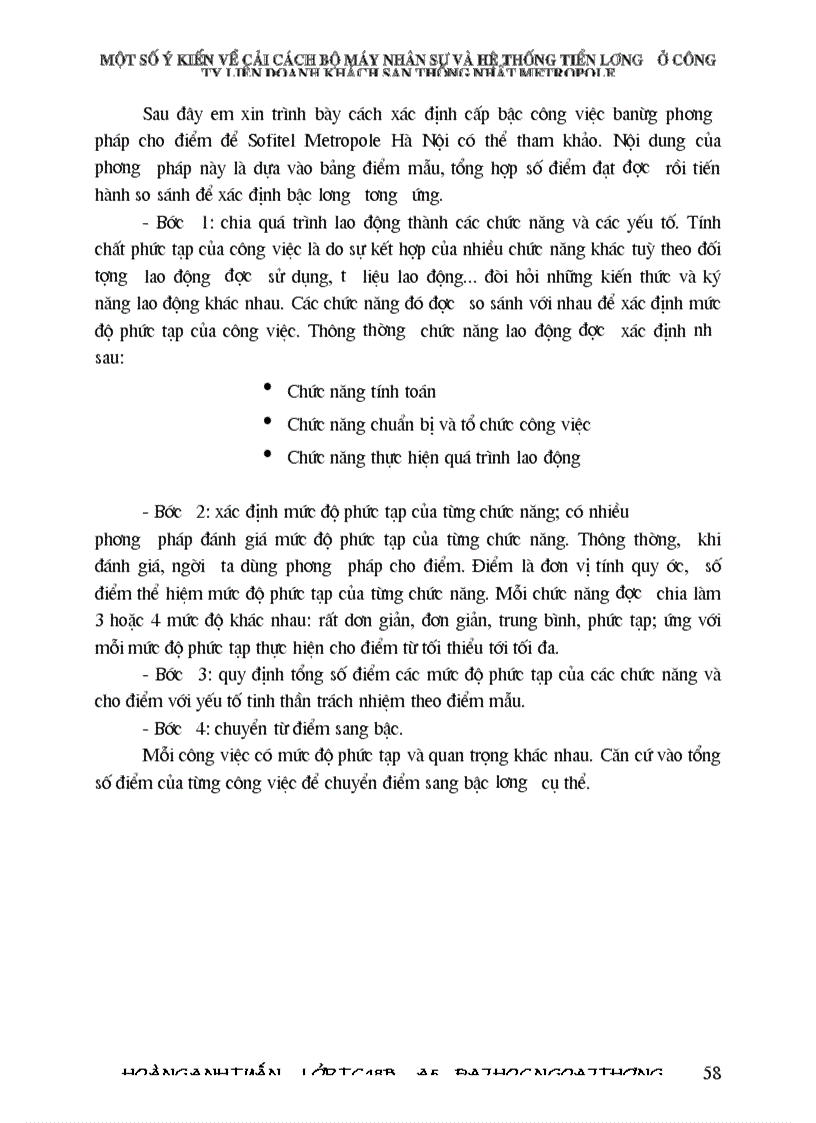 image for page Một số vấn đề về cải cách hệ thống quản lý nhân sự và hệ thống tiền lương trong các nhà hàng và khách sạn 1