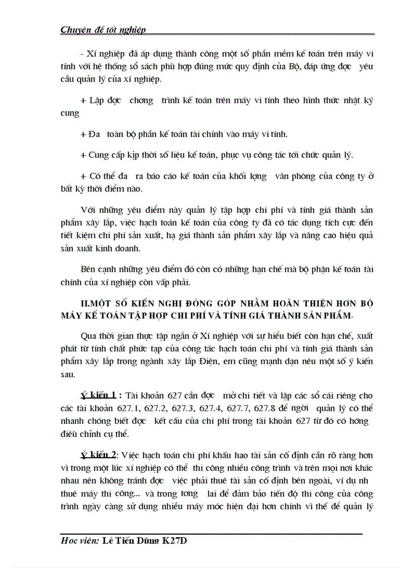 image for page Kế toán tập hợp chi phí sản xuất và tính giá thành sản phẩm trong quá trình thực tập của Xí nghiệp lắp máy và xây dựng điện