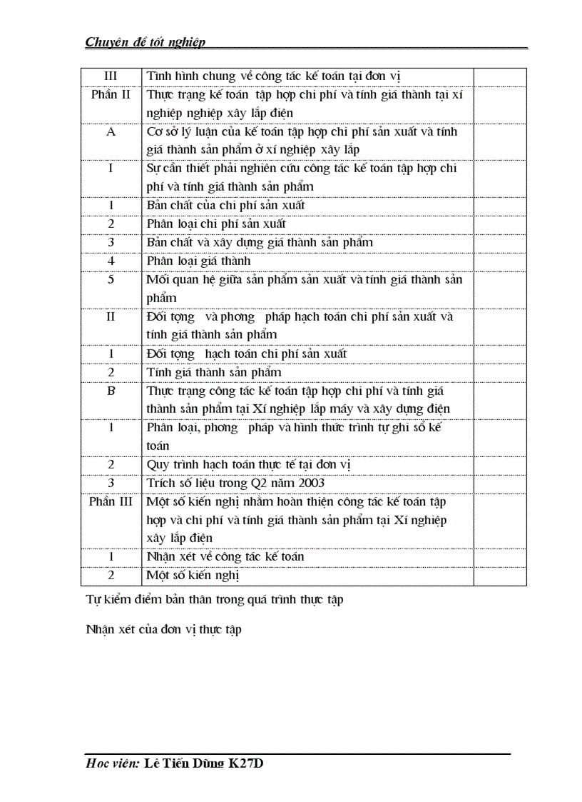 image for page Kế toán tập hợp chi phí sản xuất và tính giá thành sản phẩm trong quá trình thực tập của Xí nghiệp lắp máy và xây dựng điện