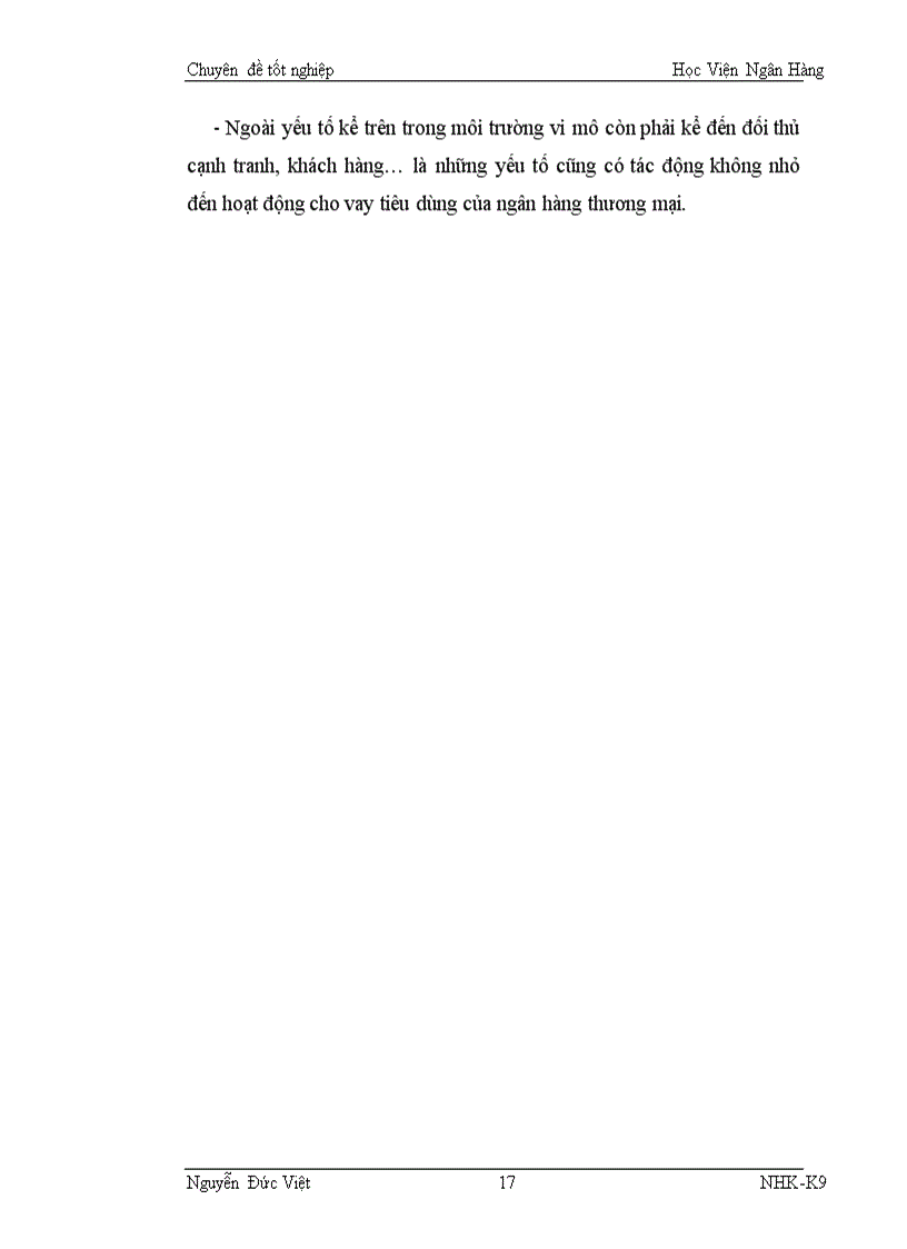 image for page Cho vay tiêu dùng tại chi nhánh Ngân Hàng Đầu tư và Phát triển Bắc Hà Nội thực trạng và giải pháp mở rộng nâng cao hiệu quả 1