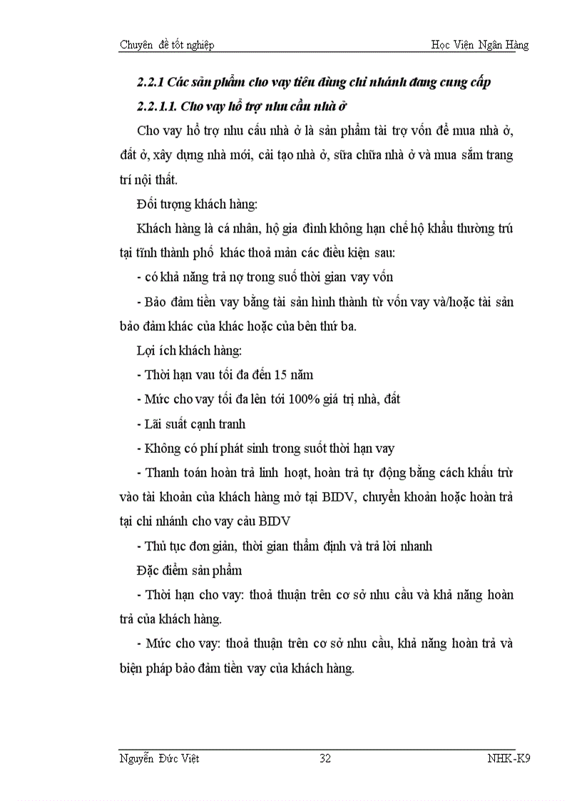 image for page Cho vay tiêu dùng tại chi nhánh Ngân Hàng Đầu tư và Phát triển Bắc Hà Nội thực trạng và giải pháp mở rộng nâng cao hiệu quả 1