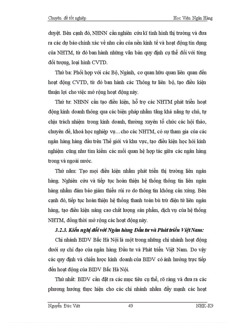 image for page Cho vay tiêu dùng tại chi nhánh Ngân Hàng Đầu tư và Phát triển Bắc Hà Nội thực trạng và giải pháp mở rộng nâng cao hiệu quả 1