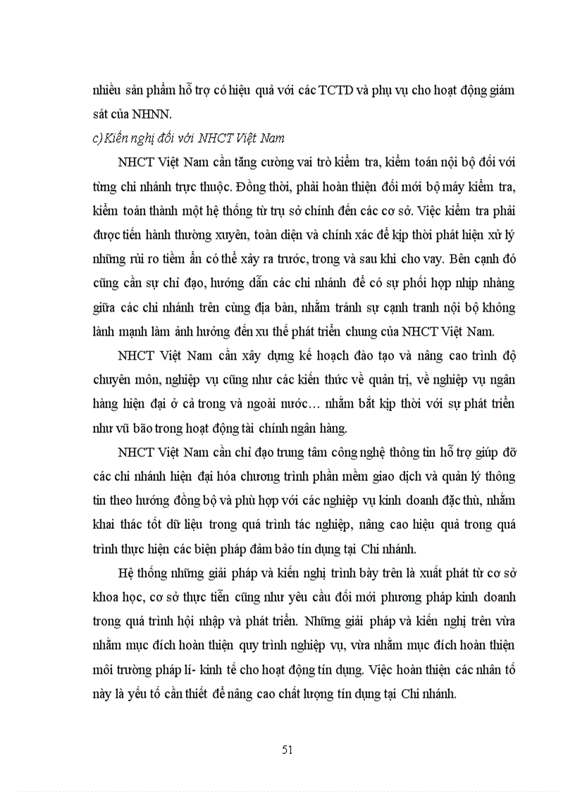 image for page Giải pháp nâng cao chất lượng tín dụng tại chi nhánh NHCT Ba Đình