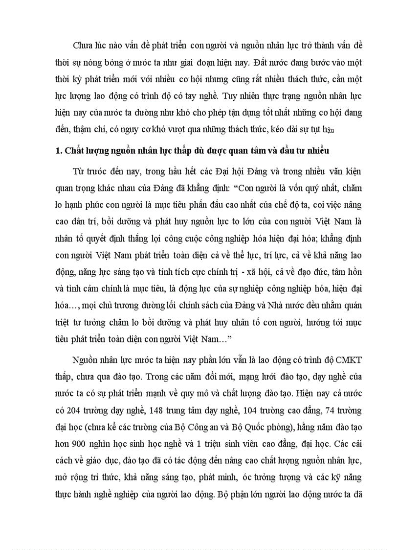 image for page Làm thế nào để phát triển nguồn nhân lực chất lượng cao phục vụ xây dựng và phát triển đất nước