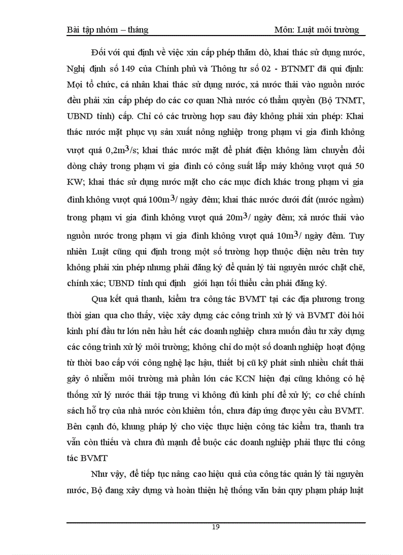 image for page Đánh giá thực tiễn áp dụng pháp luật về việc kiểm soát ô nhiễm và suy thoái tài nguyên nước tại Việt Nam