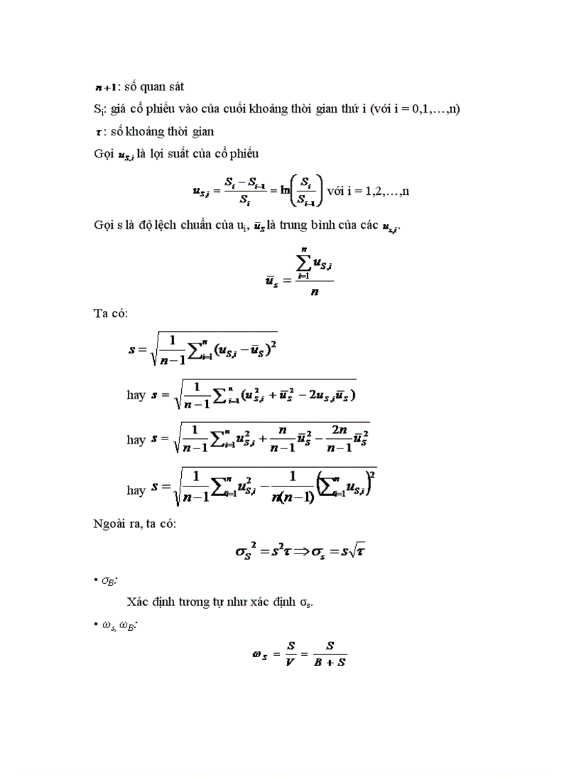 image for page Xác định mức biến động giá trị tài sản của các công ty niêm yết trên thị trường chứng khoán Việt Nam