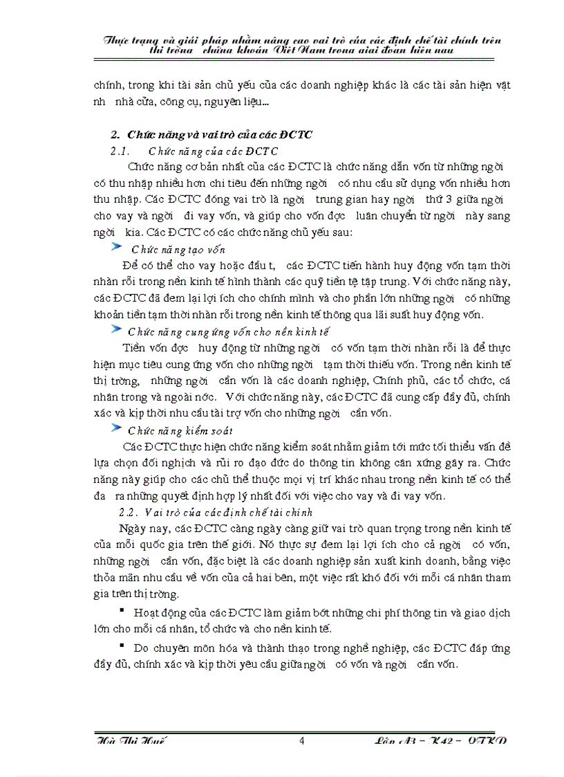 image for page Thực trạng và và giải pháp nhằm nâng cao vai trò của các định chế tài chính trên thị trường chứng khoán Việt Nam trong giai đoạn hiện nay