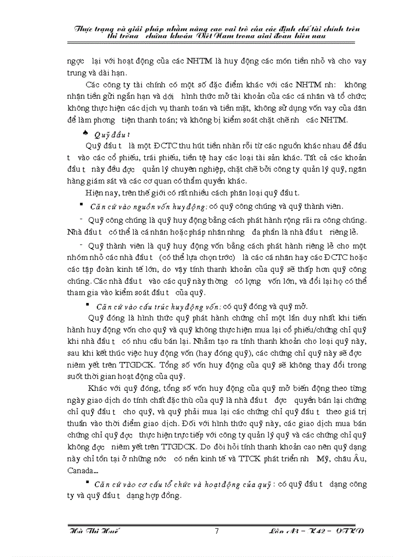 image for page Thực trạng và và giải pháp nhằm nâng cao vai trò của các định chế tài chính trên thị trường chứng khoán Việt Nam trong giai đoạn hiện nay