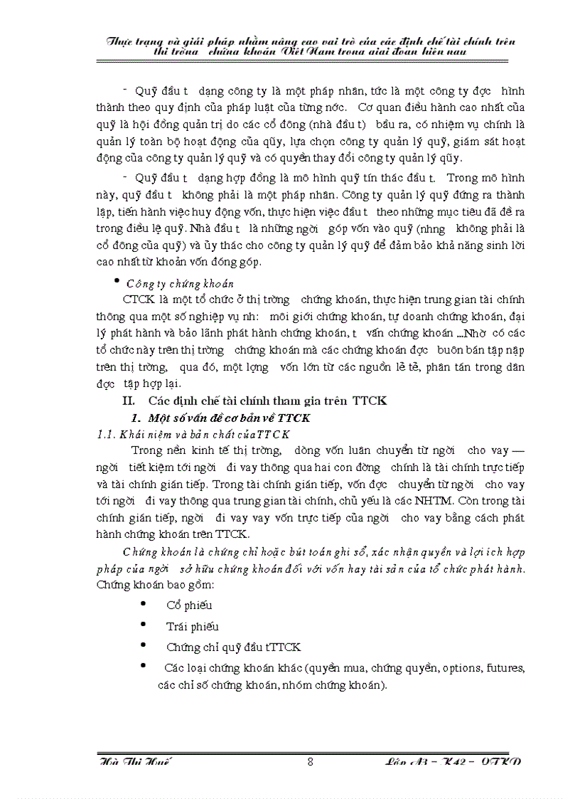 image for page Thực trạng và và giải pháp nhằm nâng cao vai trò của các định chế tài chính trên thị trường chứng khoán Việt Nam trong giai đoạn hiện nay