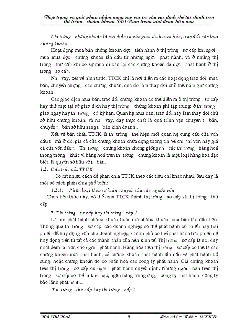 image for page Thực trạng và và giải pháp nhằm nâng cao vai trò của các định chế tài chính trên thị trường chứng khoán Việt Nam trong giai đoạn hiện nay