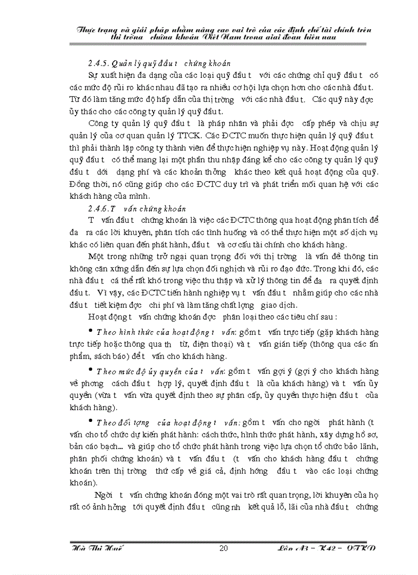 image for page Thực trạng và và giải pháp nhằm nâng cao vai trò của các định chế tài chính trên thị trường chứng khoán Việt Nam trong giai đoạn hiện nay