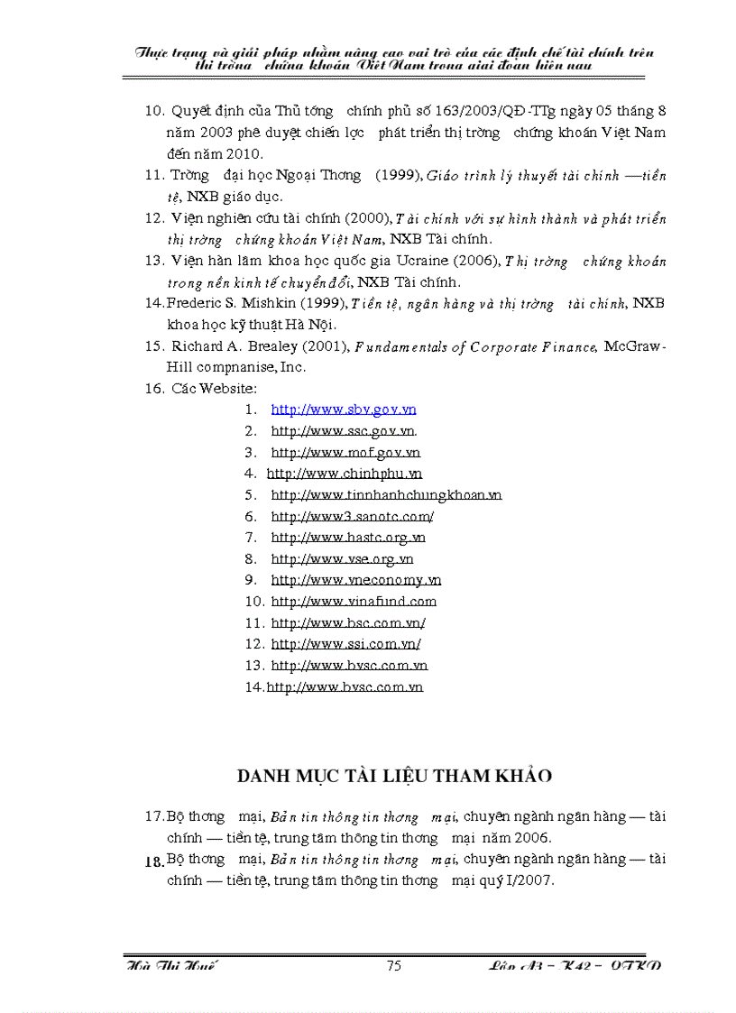 image for page Thực trạng và và giải pháp nhằm nâng cao vai trò của các định chế tài chính trên thị trường chứng khoán Việt Nam trong giai đoạn hiện nay