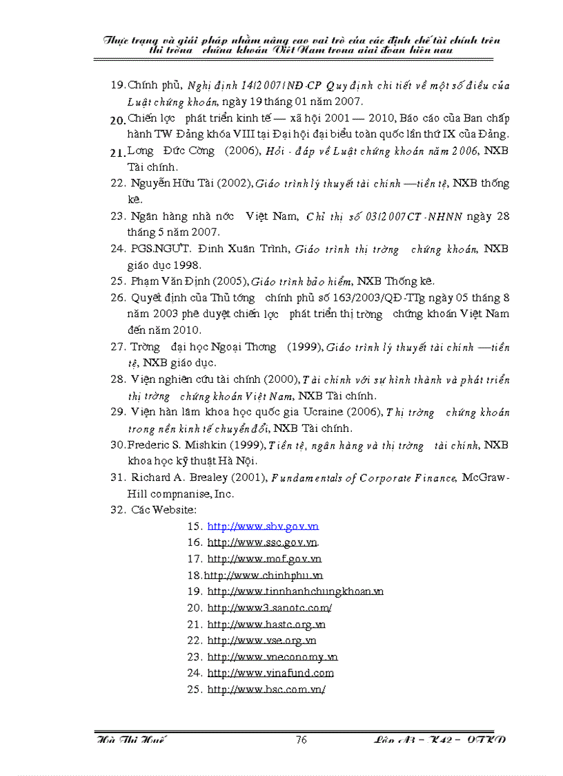image for page Thực trạng và và giải pháp nhằm nâng cao vai trò của các định chế tài chính trên thị trường chứng khoán Việt Nam trong giai đoạn hiện nay