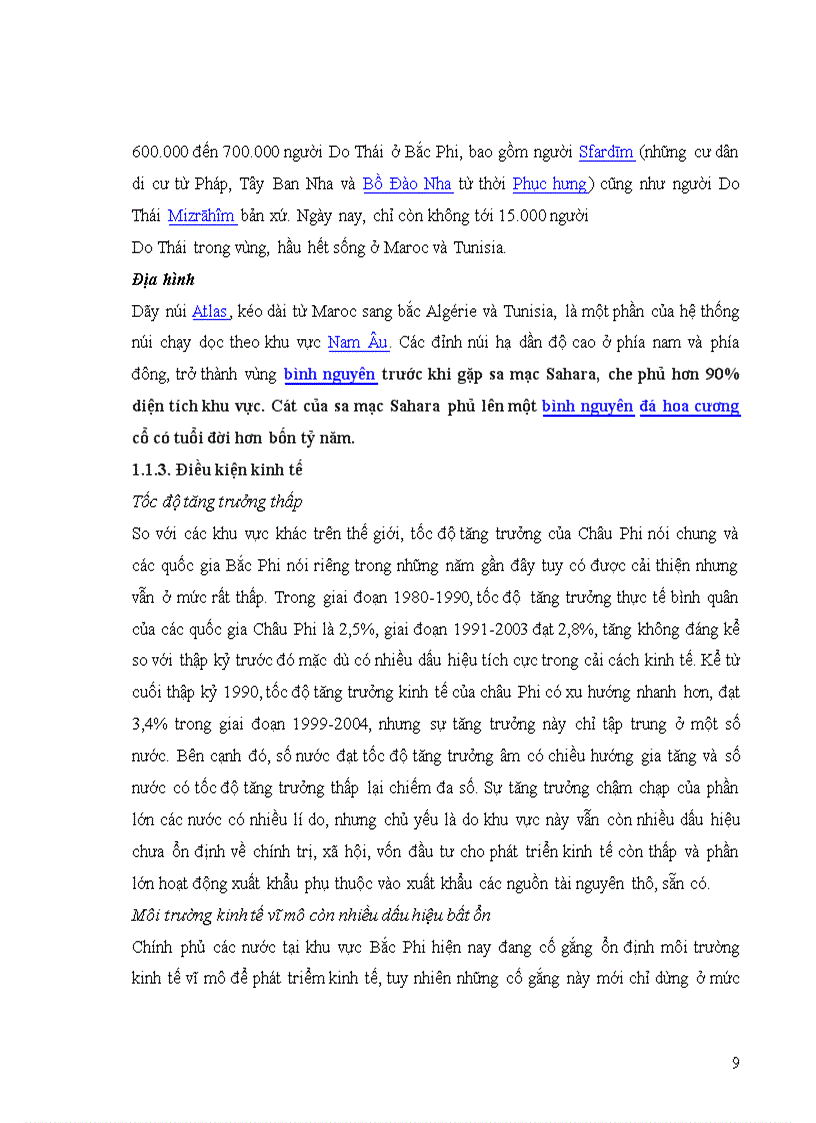 image for page Thực trạng quan hệ hợp tác thương mại giữa việt nam và các quốc gia bắc phi những năm gần đây