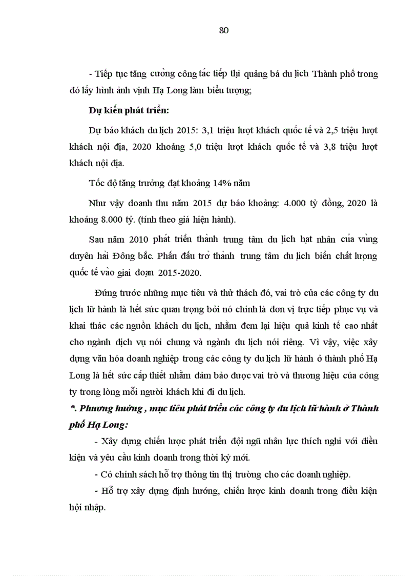 image for page Văn hóa doanh nghiệp trong các công ty du lịch lữ hành ở Hạ Long