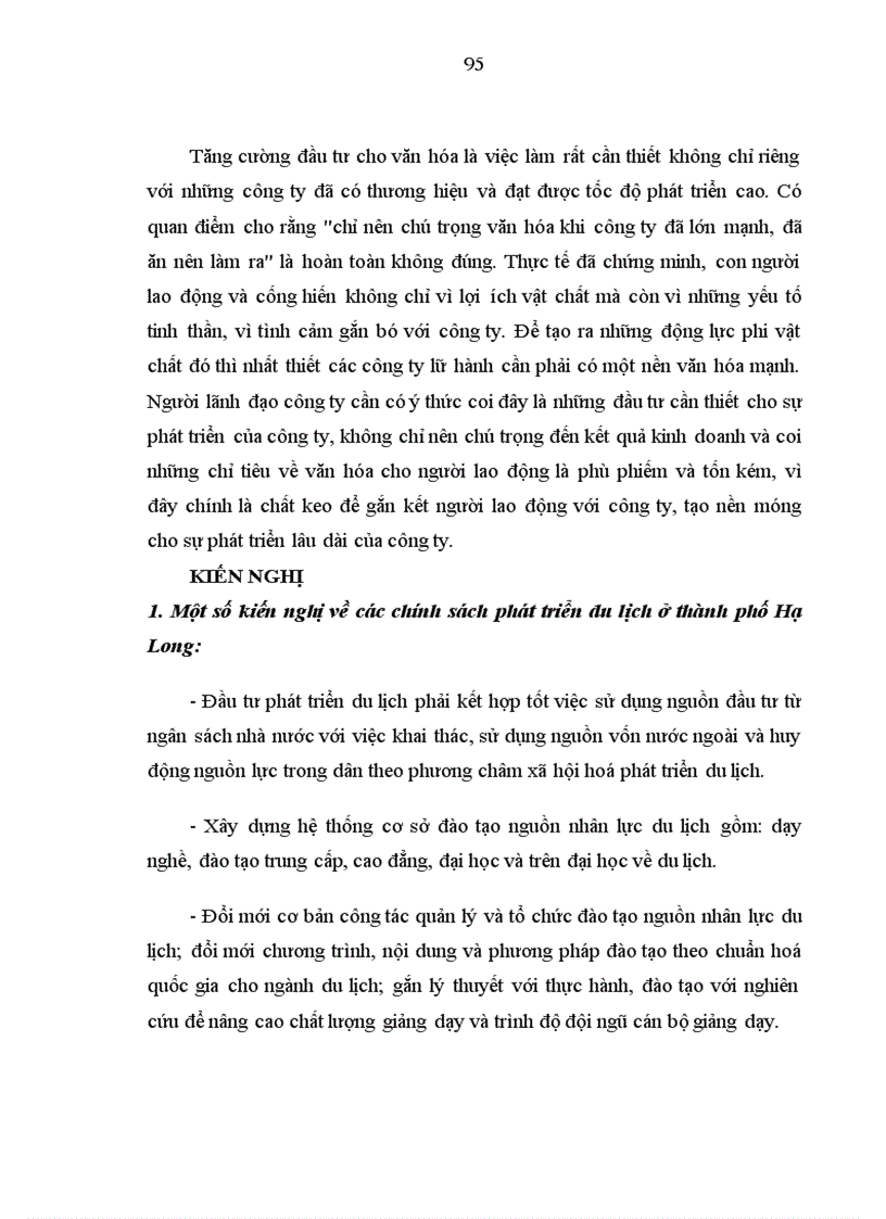 image for page Văn hóa doanh nghiệp trong các công ty du lịch lữ hành ở Hạ Long