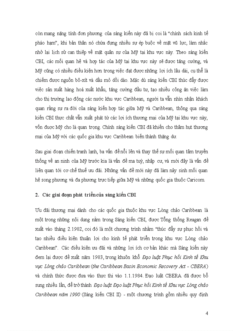 image for page Sự hợp tác và Sáng kiến Khu vực lòng chảo Carribean CBI