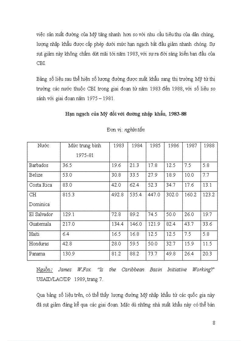 image for page Sự hợp tác và Sáng kiến Khu vực lòng chảo Carribean CBI