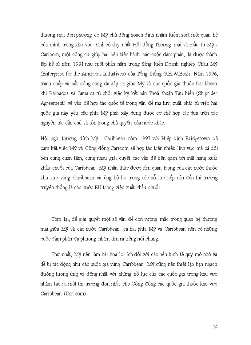 image for page Sự hợp tác và Sáng kiến Khu vực lòng chảo Carribean CBI