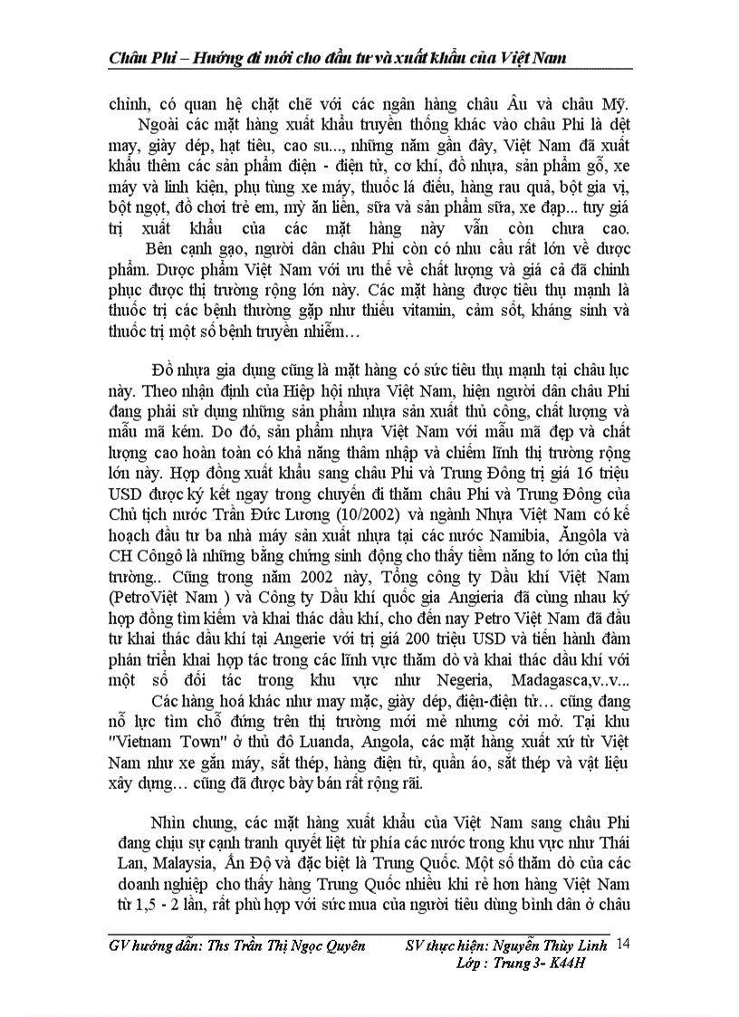 image for page Châu Phi hướng đi mới cho đầu tư và xuất khẩu của Việt Nam