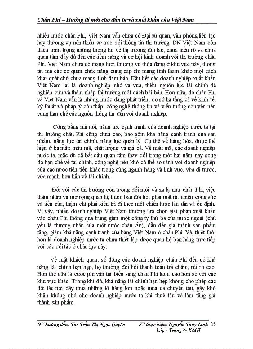 image for page Châu Phi hướng đi mới cho đầu tư và xuất khẩu của Việt Nam