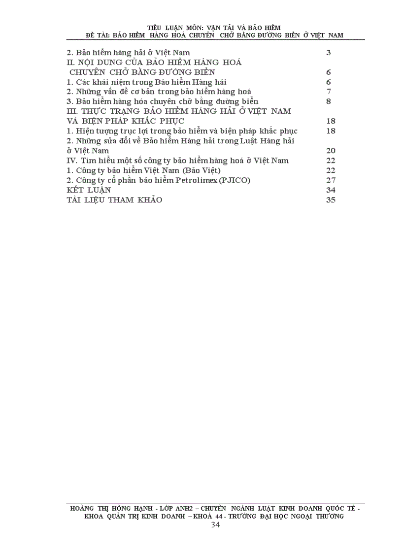 image for page Bảo hiểm hàng hóa chuyên chở bằng đường biển ở Việt Nam