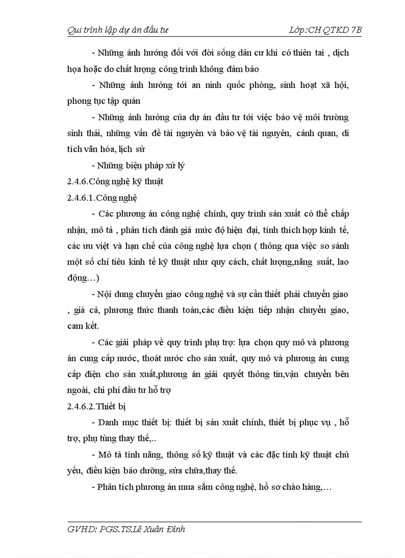 image for page Qui trình lập dự án đầu tư