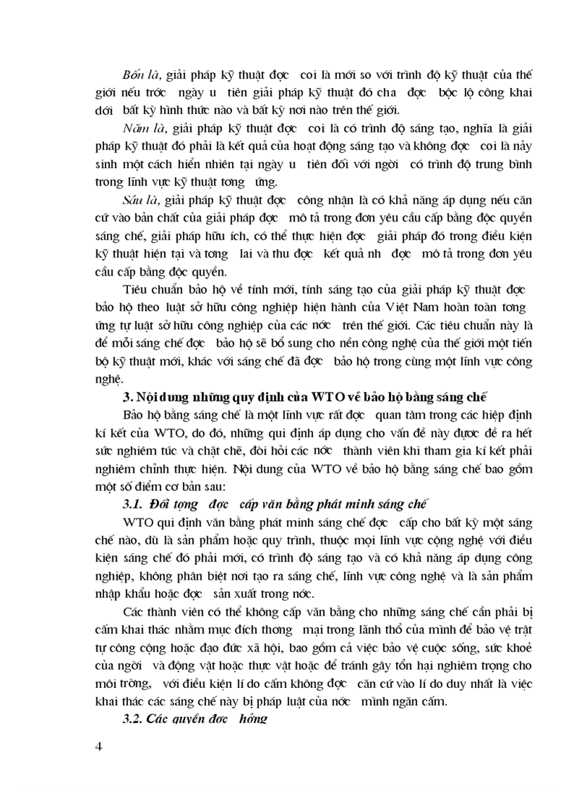 image for page Hiệp định về các khía cạnh liên quan đến thương mại của quyền sở hữu trí tuệ của WTO và vấn đề bảo hộ bằng sáng chế