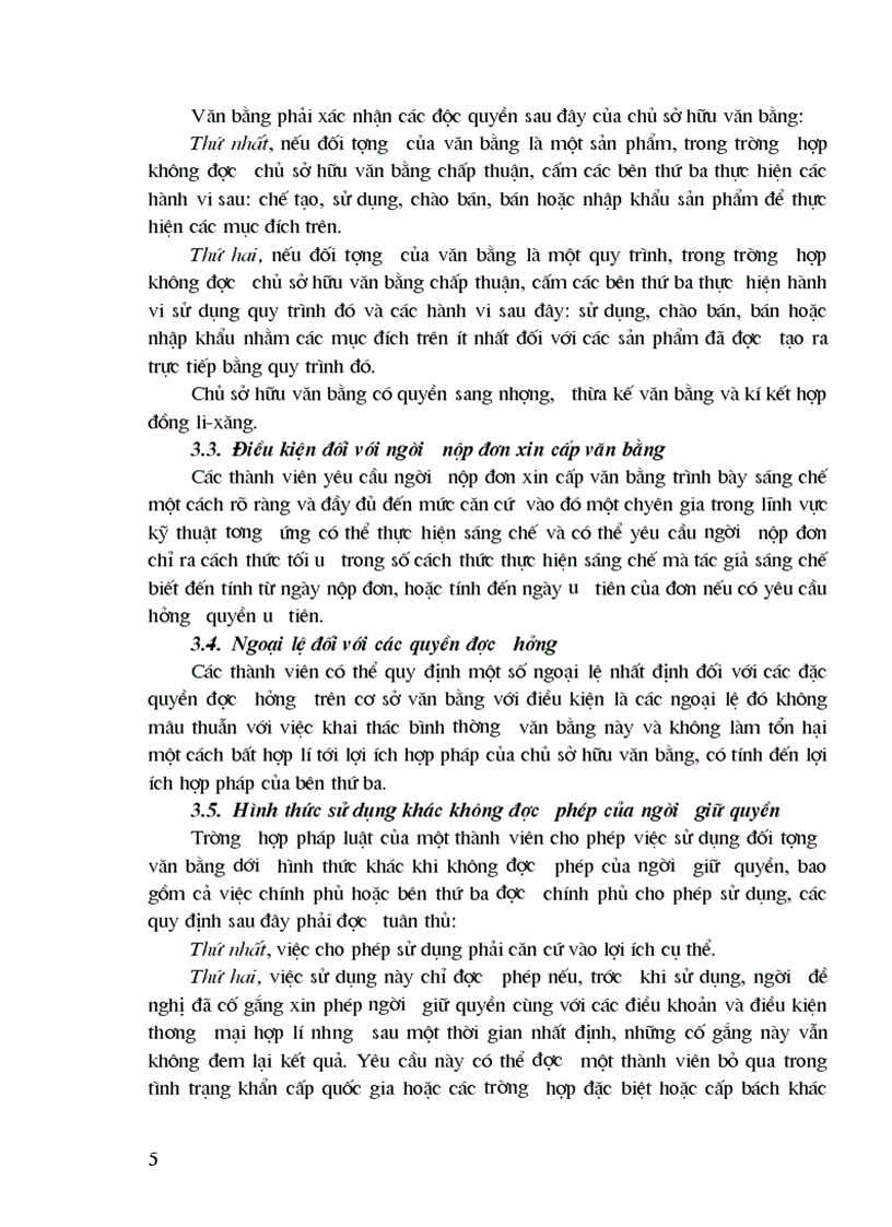 image for page Hiệp định về các khía cạnh liên quan đến thương mại của quyền sở hữu trí tuệ của WTO và vấn đề bảo hộ bằng sáng chế