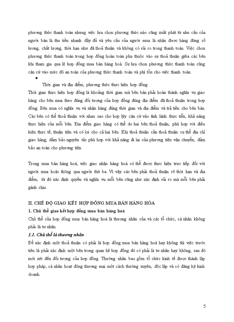 image for page Vấn đề pháp lý về hợp đồng mua bán hàng hóa 1