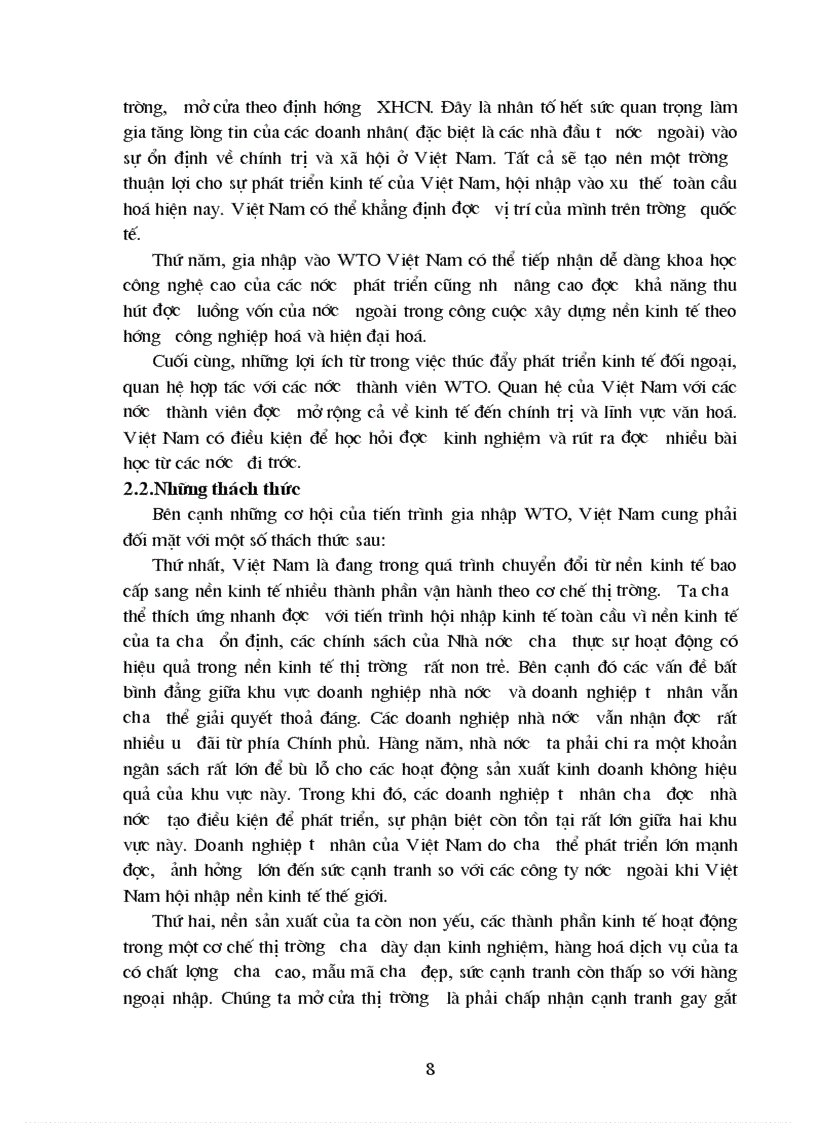 image for page Những nguyên tắc cơ bản của hệ thống thương mại của WTO và những thách thức đối với Việt Nam