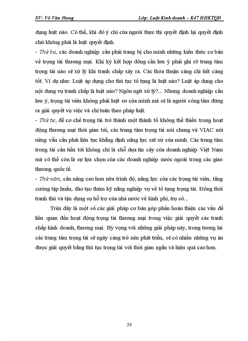 image for page Thực trạng việc áp dụng hình thức trọng tài thương mại trong việc giải quyết các tranh chấp thương mại ở Việt Nam