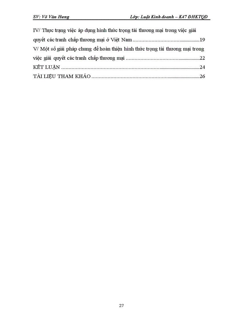 image for page Thực trạng việc áp dụng hình thức trọng tài thương mại trong việc giải quyết các tranh chấp thương mại ở Việt Nam