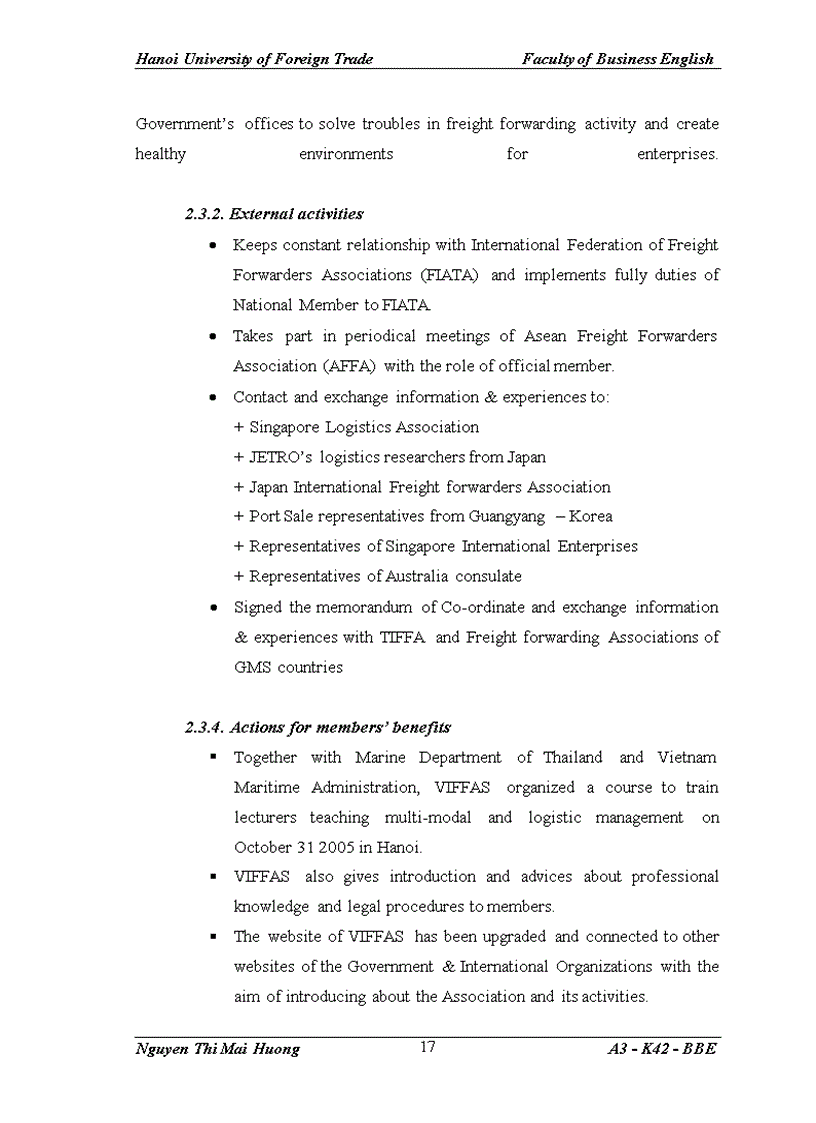 image for page Facts of Vietnam Freight forwarding industry and the role of Vietnam Freight Forwarders Association VIFFAS to the industry in international economic integration process 1