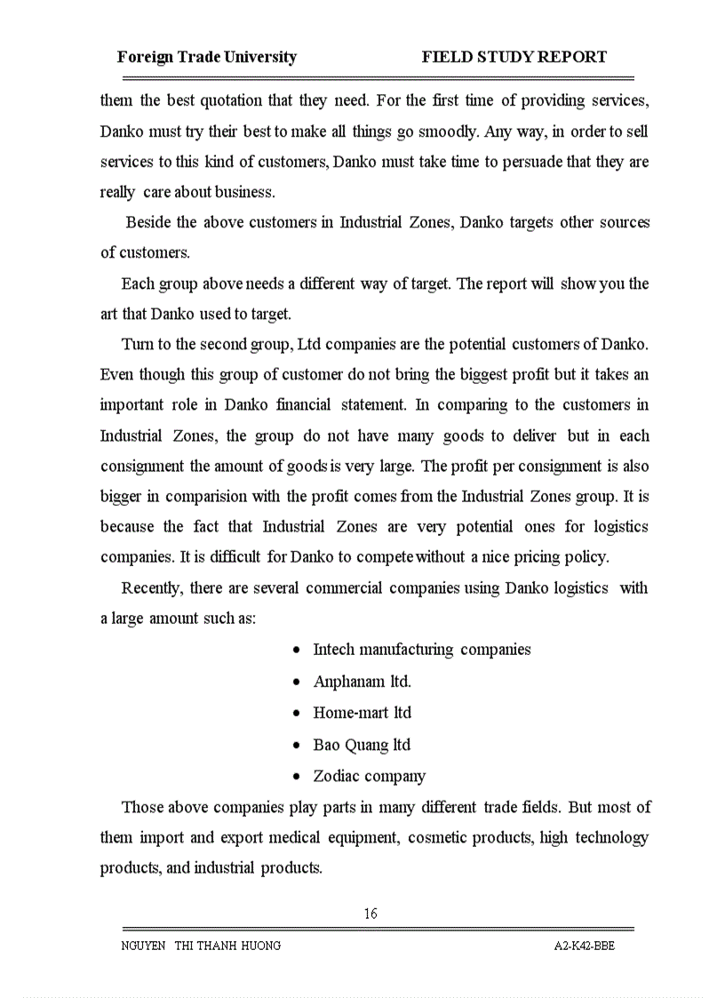 image for page Recommendations for improving danko services