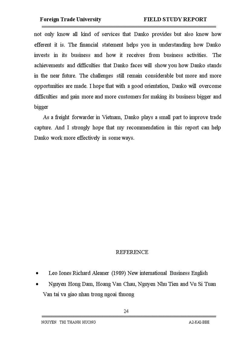 image for page Recommendations for improving danko services