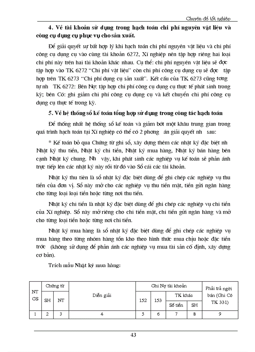 image for page Tổ chức kế toán nguyên vật liệu và công cụ dụng cụ với việc nâng cao hiệu quả sử dụng vốn lưu động tại Xí nghiệp Đầu máy Hà Nội