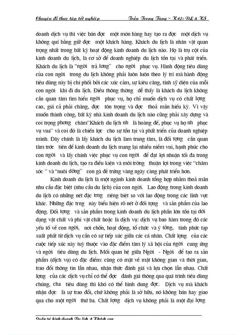 image for page Đặc điểm nguồn khách và các giải pháp thu hút khách của Công ty Du Lịch và Dịch vụ Hà Nội HANOI TOSERCO 1