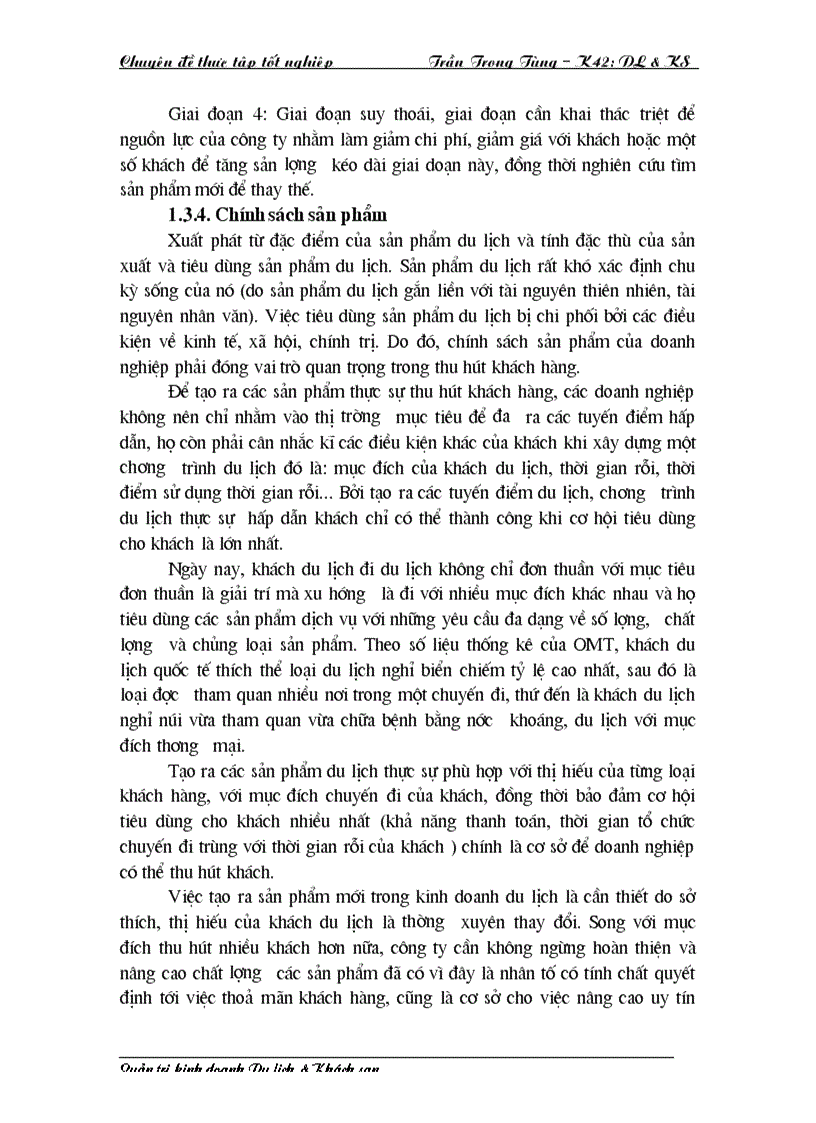 image for page Đặc điểm nguồn khách và các giải pháp thu hút khách của Công ty Du Lịch và Dịch vụ Hà Nội HANOI TOSERCO 1