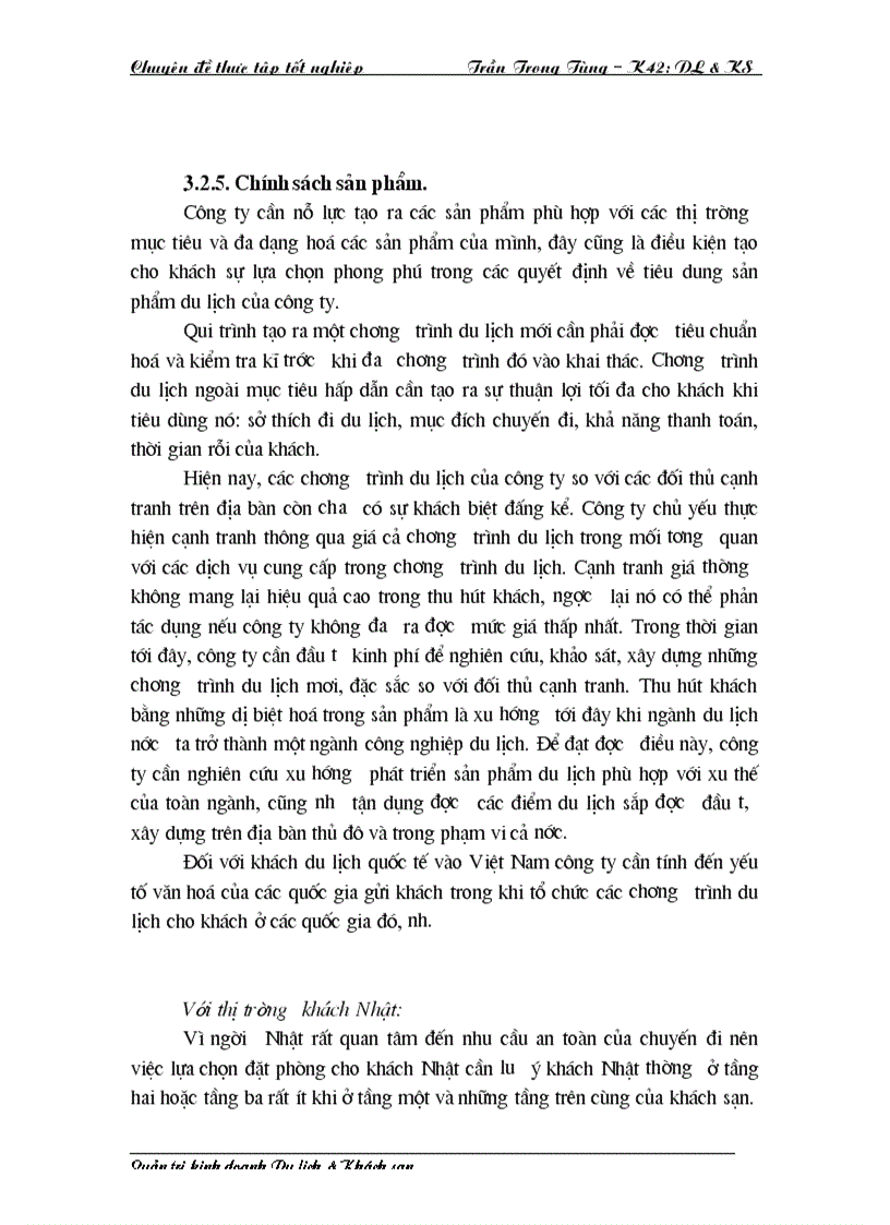 image for page Đặc điểm nguồn khách và các giải pháp thu hút khách của Công ty Du Lịch và Dịch vụ Hà Nội HANOI TOSERCO 1