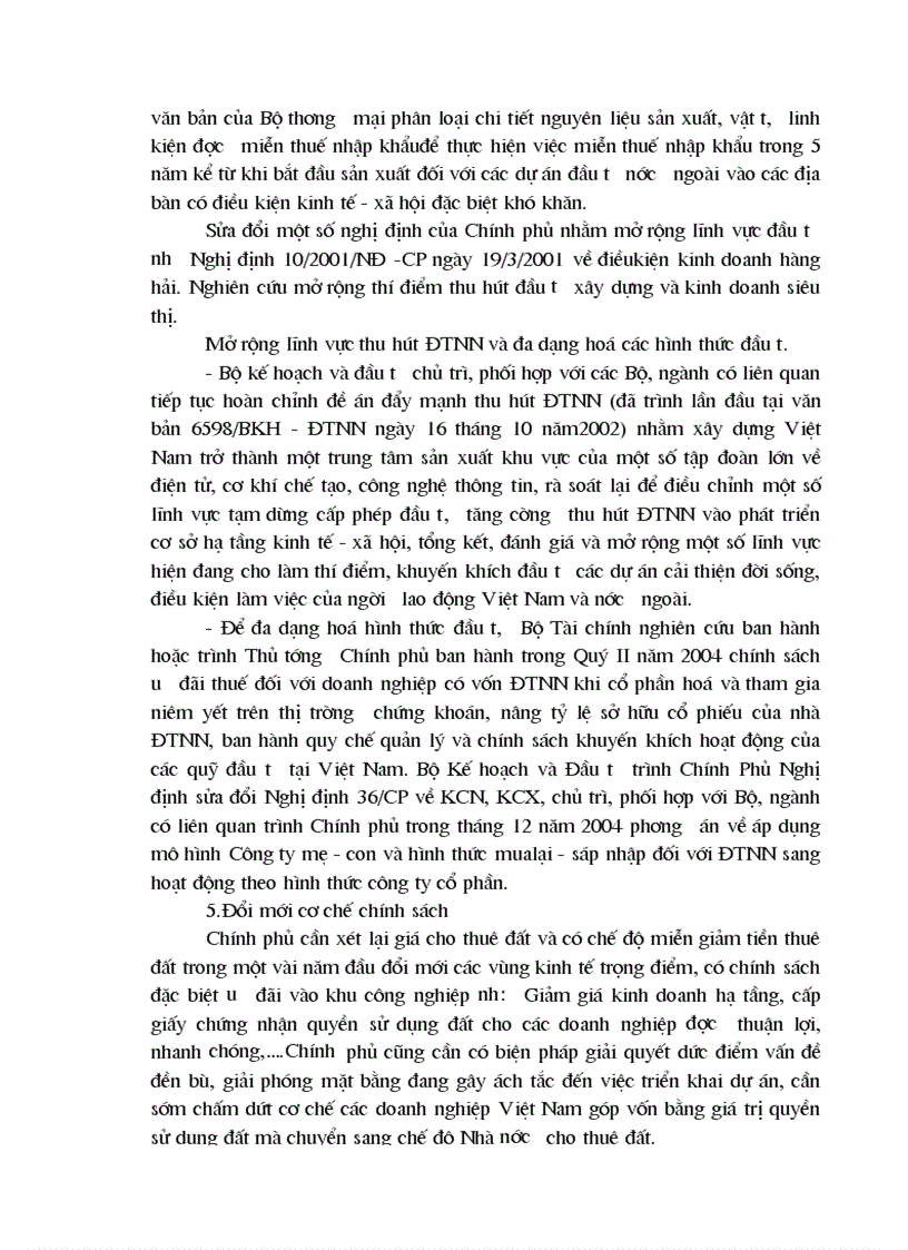 image for page Một số giải pháp nhằm cải thiện môi trường đầu tư nhằm thu hút vốn đầu tư trực tiếp nước ngoài vào phát triển kinh tế ở Việt Nam giai đoạn 2005 2010