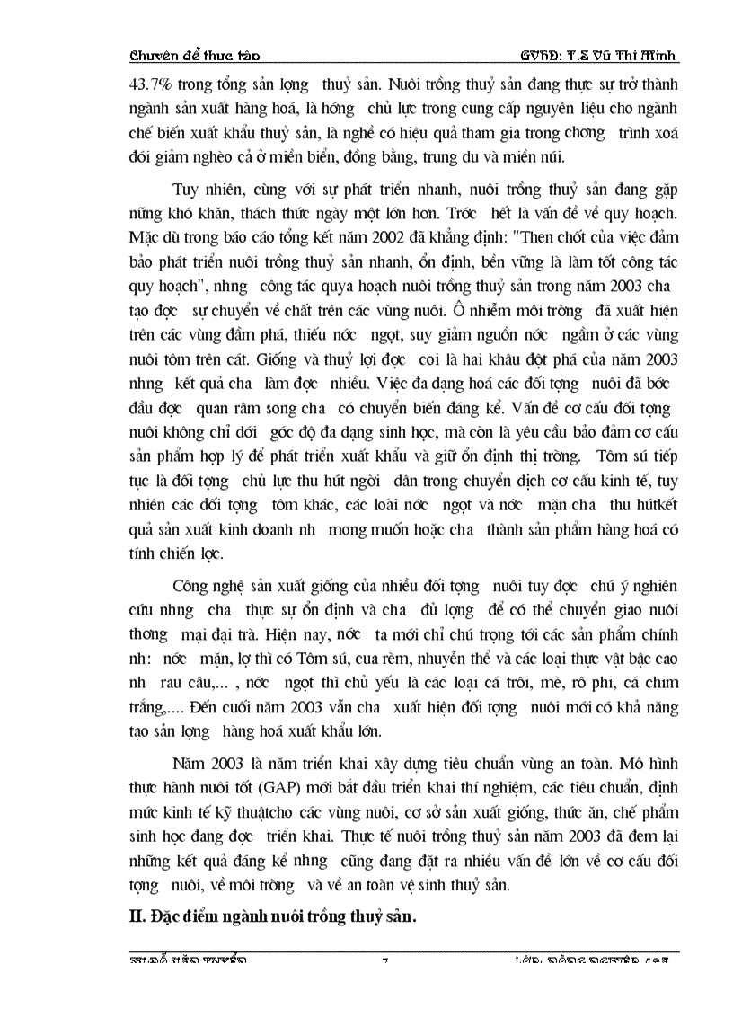 image for page Thực trạng và các giải pháp phát triển ngành nuôi trồng thuỷ sản huyện Giao Thuỷ tỉnh Nam Định