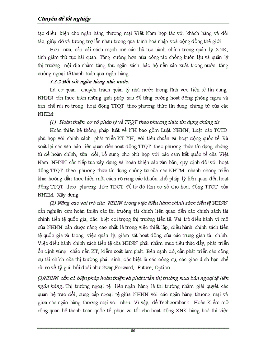 image for page Nâng cao hiệu quả thanh toán quốc tế theo phương thức tín dụng chứng từ tại Ngân hàng thương mại cổ phần kỹ thương Việt nam TECHCOMBANK 1