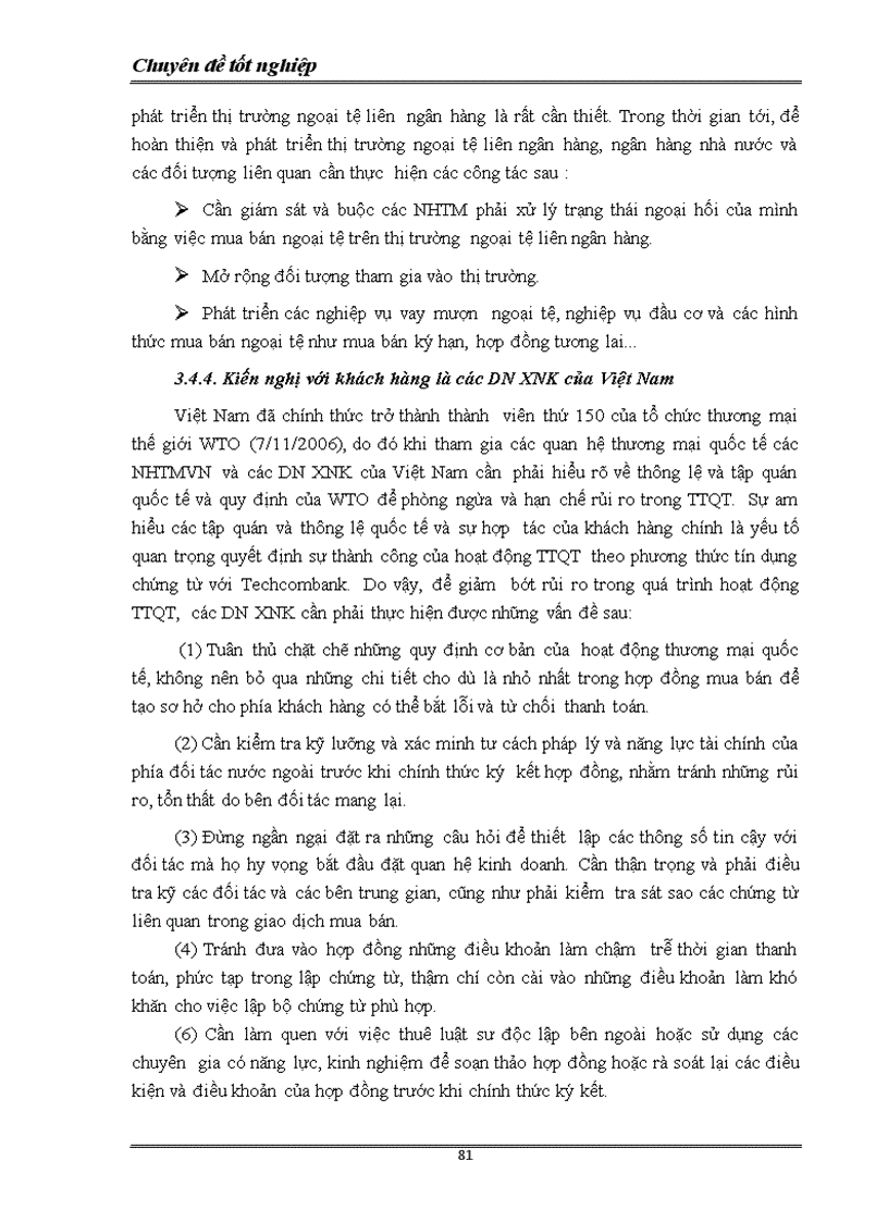 image for page Nâng cao hiệu quả thanh toán quốc tế theo phương thức tín dụng chứng từ tại Ngân hàng thương mại cổ phần kỹ thương Việt nam TECHCOMBANK 1