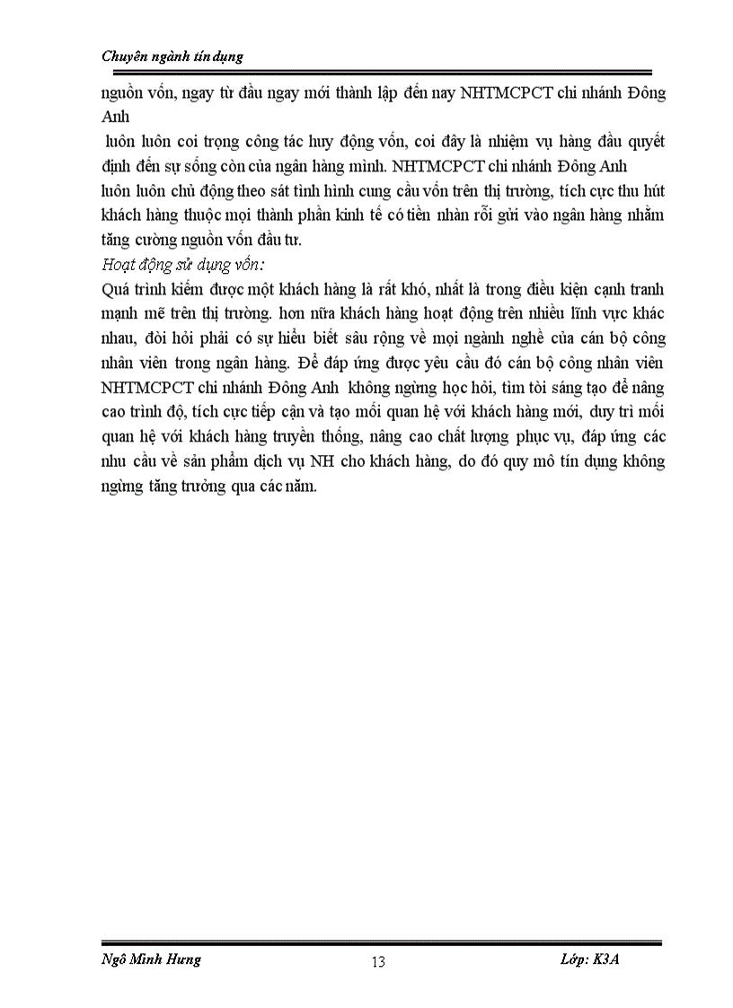 image for page Báo cáo thực tập tại Ngân Hàng Thương Mại Cổ Phần Công Thương Việt Nam Chi Nhánh Đông Anh