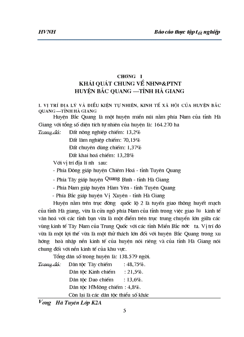 image for page Báo cáo thực tập tại NHNo PTNT huyện Bắc Quang tỉnh Hà Giang 1